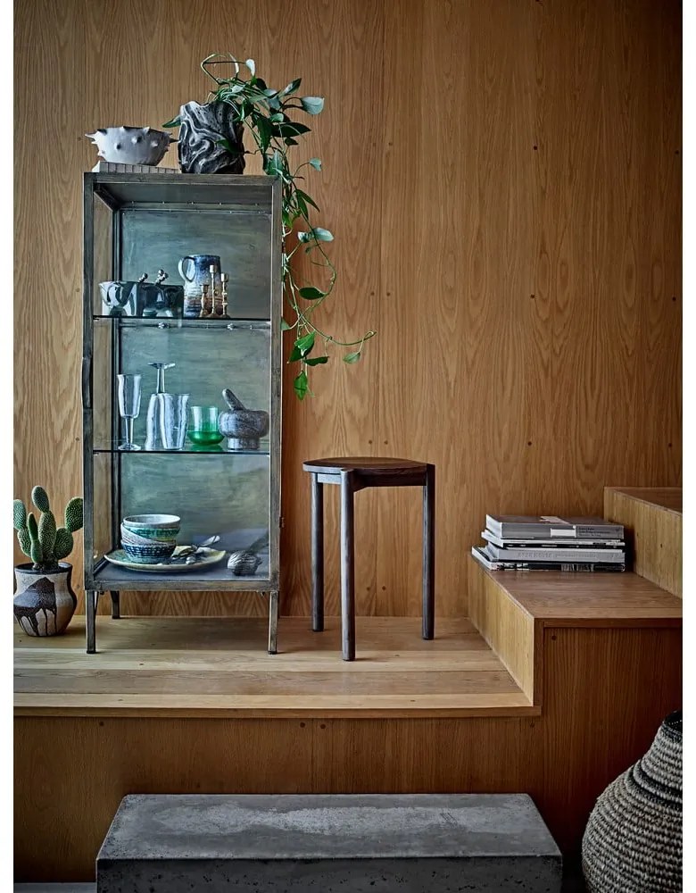 Vitrină aurie din metal 45x110x40 cm Saone – Bloomingville