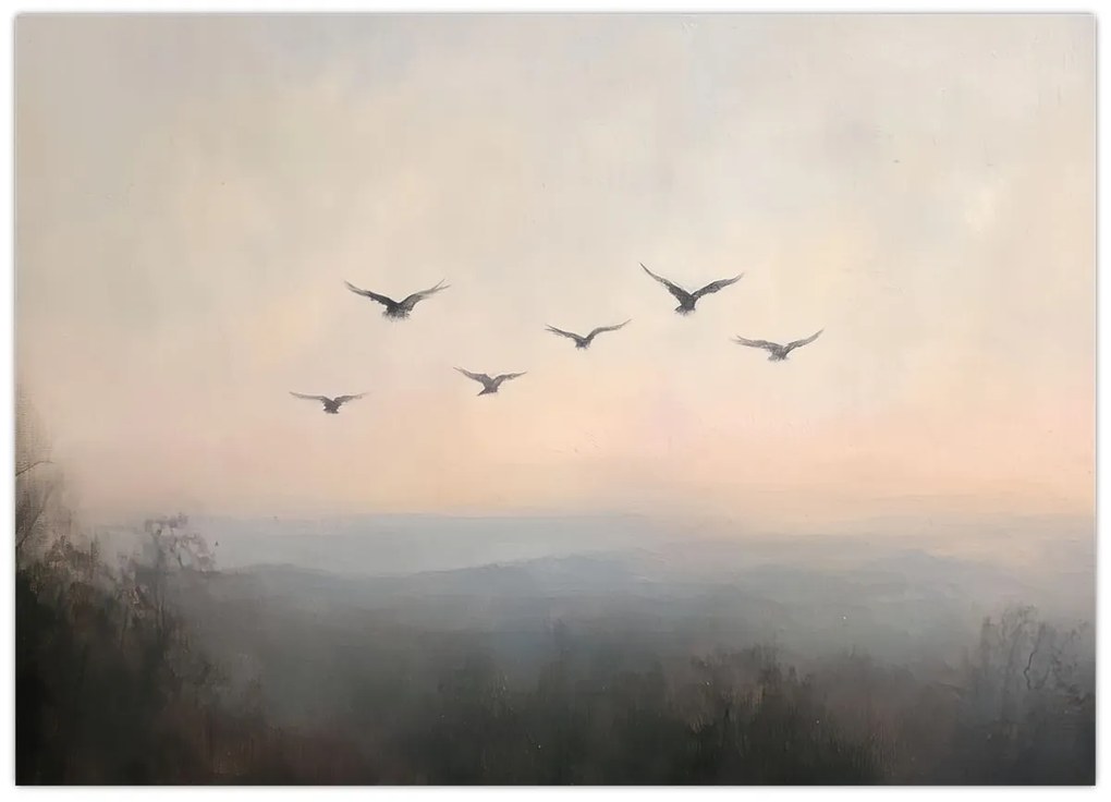 Tablou - Stol de păsări (70x50 cm)
