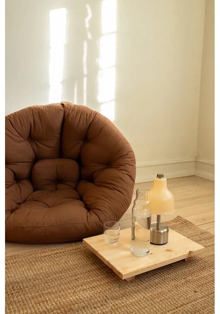 Set 2 noptiere din lemn de pin Karup Design Dock Natural, natural