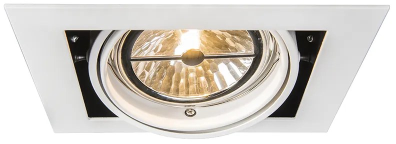 Set de 6 spoturi încastrate albe AR111 reglabile - Oneon