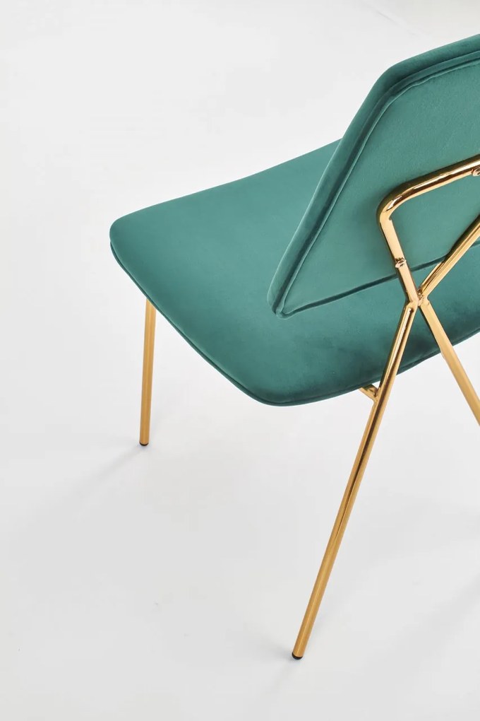 Scaun K411 velvet verde