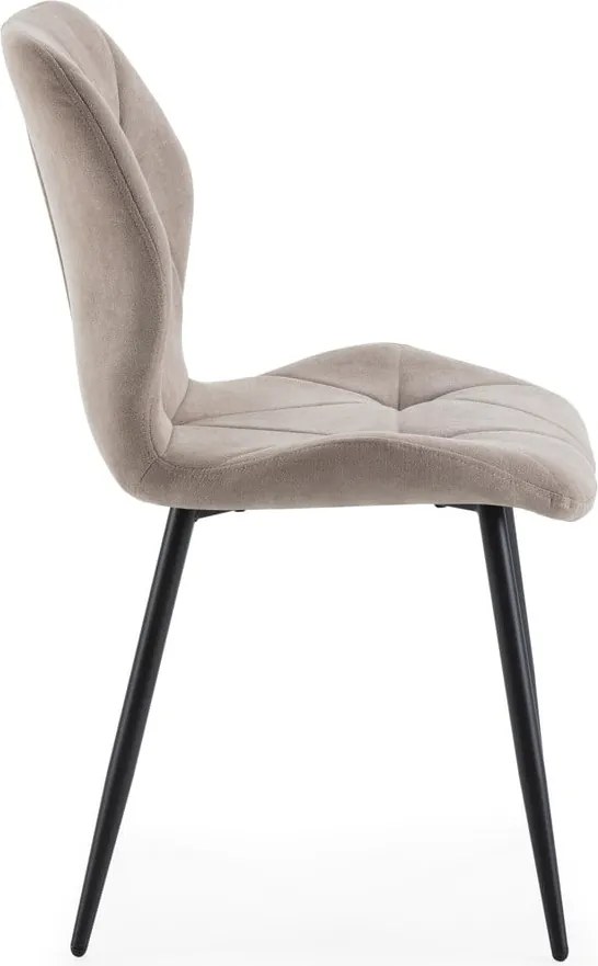 Scaune de dining bej 4 buc. Luna – Marckeric