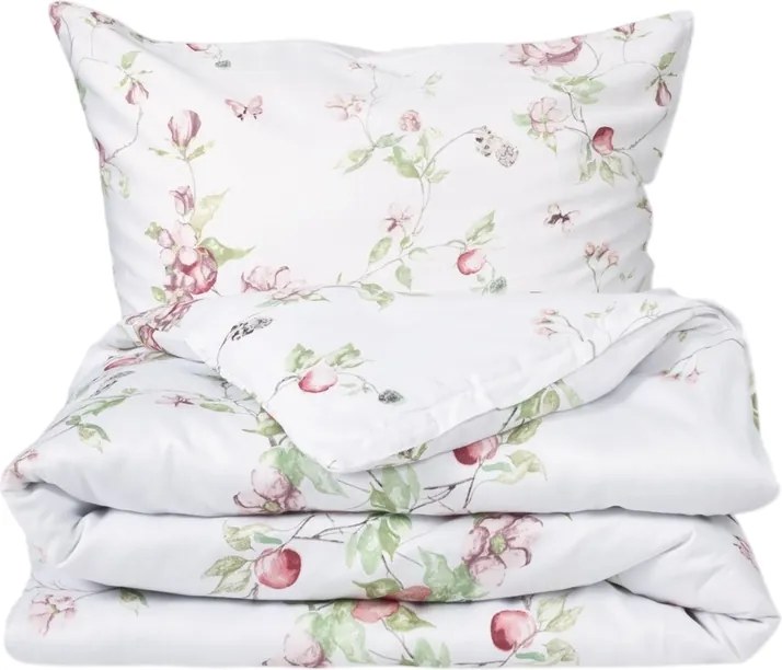 Lenjerie de pat Matex Satin Floare de măr , 140 x 200 cm, 70 x 90 cm