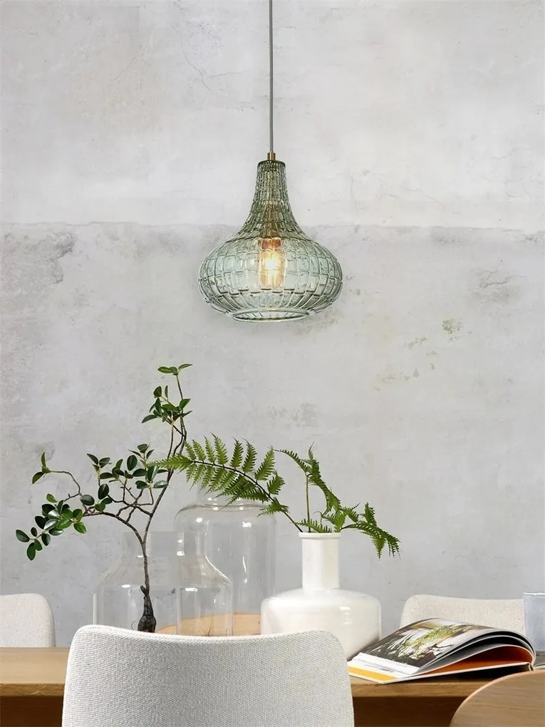 Pendul design modern Venice drop green