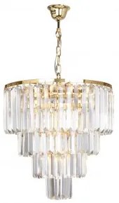 Lustra clasica 5 becuri E14 17106/4+1-GLD ZUMALINE
