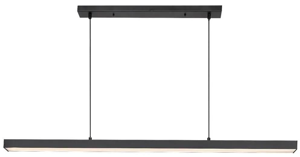 Lustra Suspendata Liniara, LED, Negru, Tariq