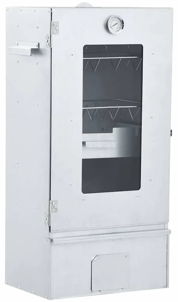 vidaXL Afumătoare cuptor grătar cu 1 kg peleți lemn, 44,5x29x83 cm