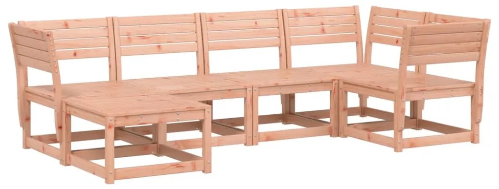 3217033 vidaXL Set canapea de grădină, 6 piese, lemn masiv Douglas