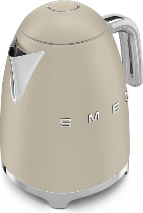 Cana electrica SMEG KLF03MLMEU, 2400 W, 1,7 l, Baza rotativa la 360°, Finisaj mat, Bej