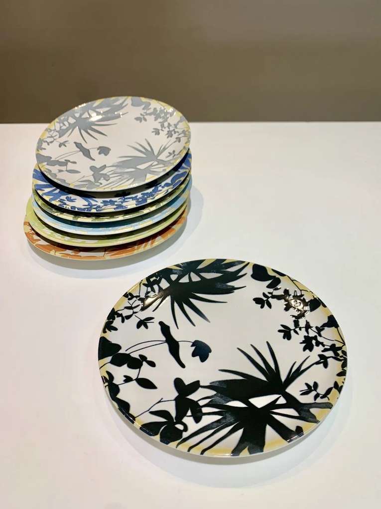 Farfurie Desert Summer 55 Negru ( 20 cm diametru)