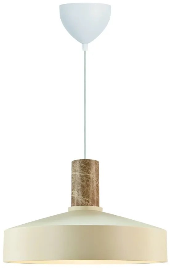 Lustra Design Modern, Metal, Marmura, Elvas bej