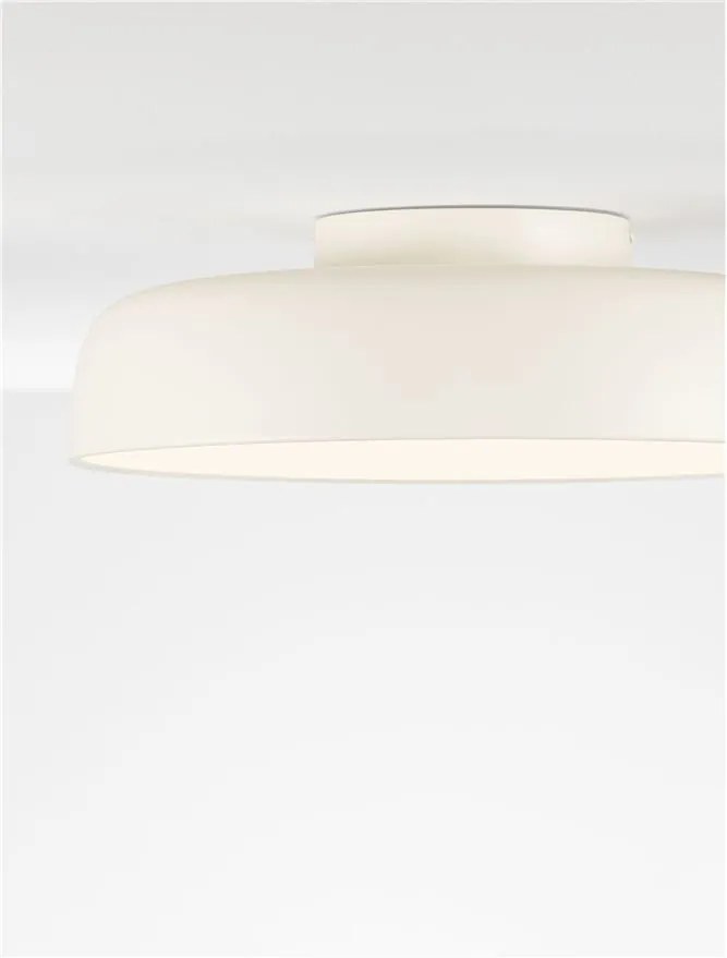 Plafoniera LED stil modern 2700K NOELIA alb 50cm