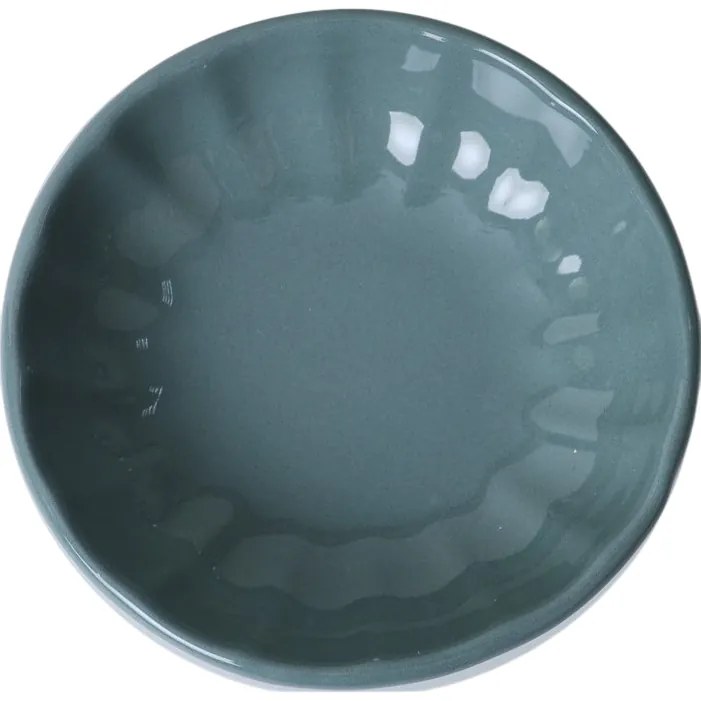 Set of 6 stoneware bowls Laguna 12 cm, petrol blue