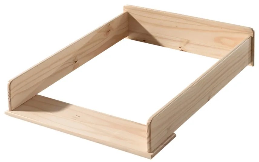 Set KIDDY este format dintr-un Pat copii pentru copii (60x120), comodă cu 3 sertare cu schimbător și Dulap camera copii cu 2 uși.