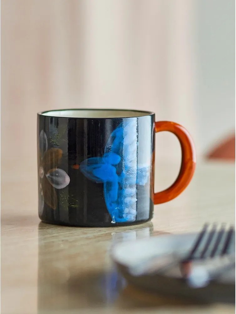 Căni negre/bej 2 buc. din ceramică 300 ml Maricala – Bloomingville