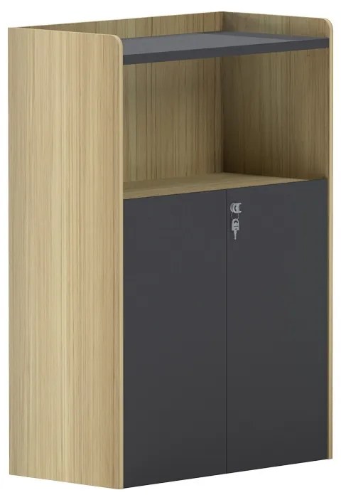 Dulap birou Lotus Natural 80x40x120 cm