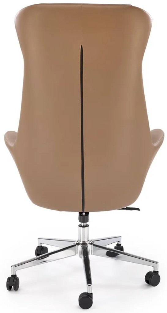 Scaun de birou Ederson piele ecologica cappuccino H131 cm