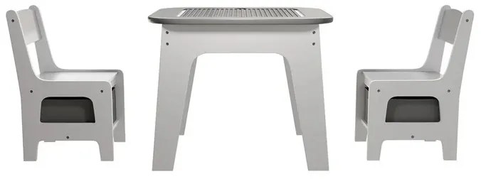 Juskys Set de lemn pentru copii Milou - gri