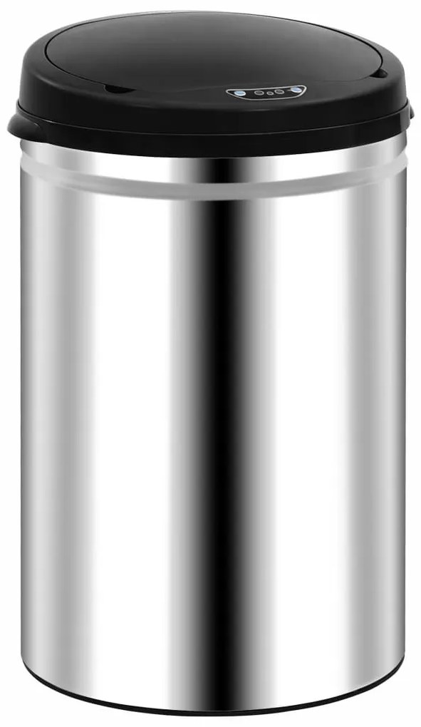Cos de gunoi automat cu senzor, 30 L, otel inoxidabil Argintiu, 30 l
