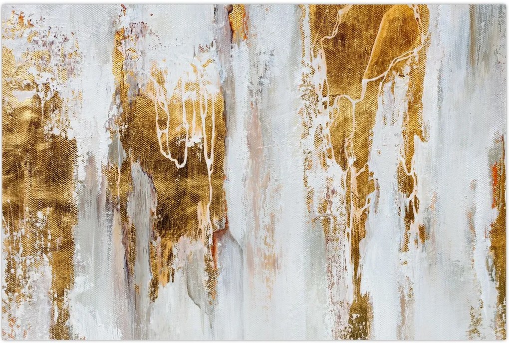 Tablou - Abstract auriu (90x60 cm)
