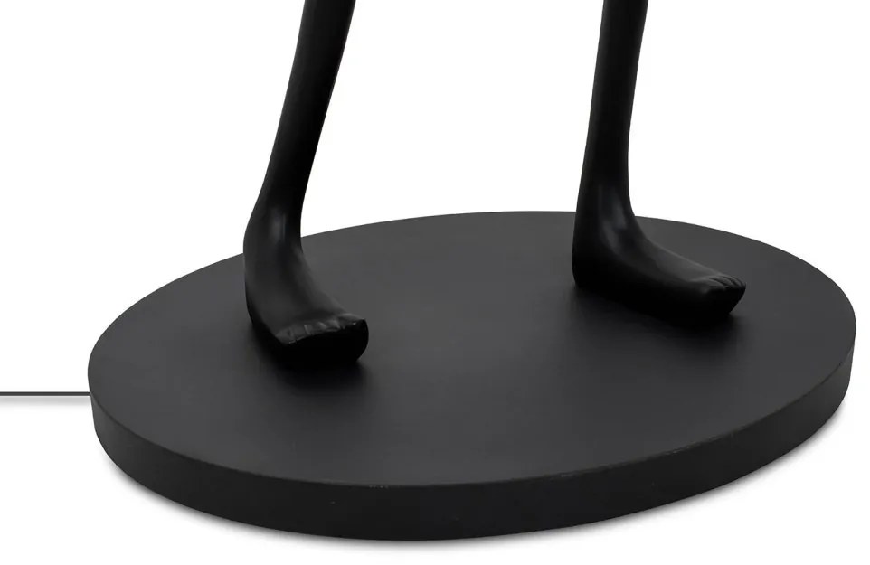 Lampa de podea decorativa cu design original Woman negru