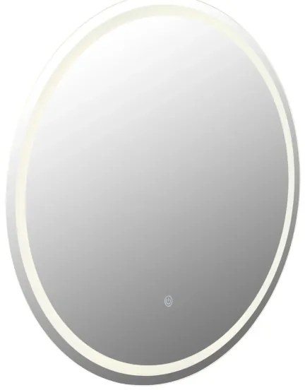 Oglindă LED dimabilă cu funcție de retroiluminare Globo 84036 RIVAS LED/16W/230V 4000K d. 75 cm