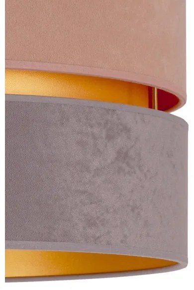 Lustră pe cablu Duolla DUO 1xE27/15W/230V d. 40 cm bej and gri