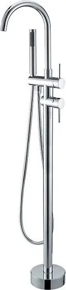 Baterie freestanding cada Rea Ortis crom lucios