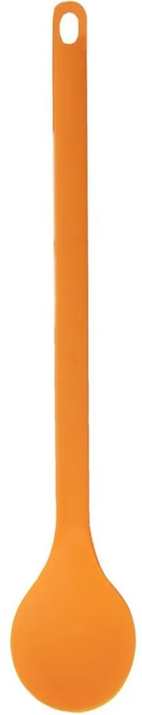 Lingură rotundă din silicon Orion ORANGE, 28 cm
