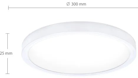 Brilagi - Plafonieră LED ESTELA LED/18W/230V albă