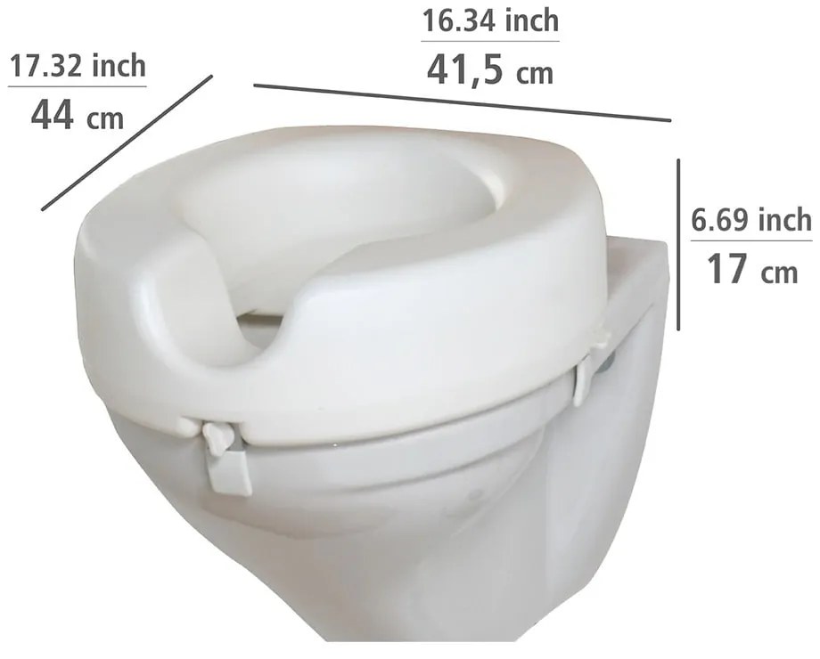 Scaun de WC ridicat Secura – Wenko