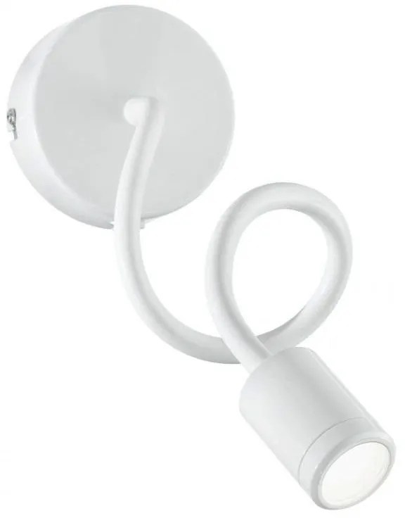 Aplica de perete cu brat flexibil, finisaj alb, LED FOCUS AP1 097183