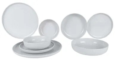 Set de masă din porțelan, 8 piese, bej