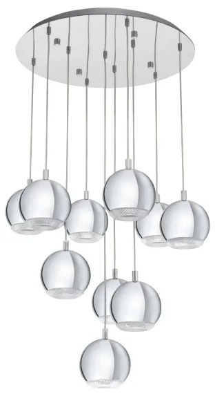 Eglo 95914 - LED Lustra CONESSA 10xGU10-LED/4W/230V