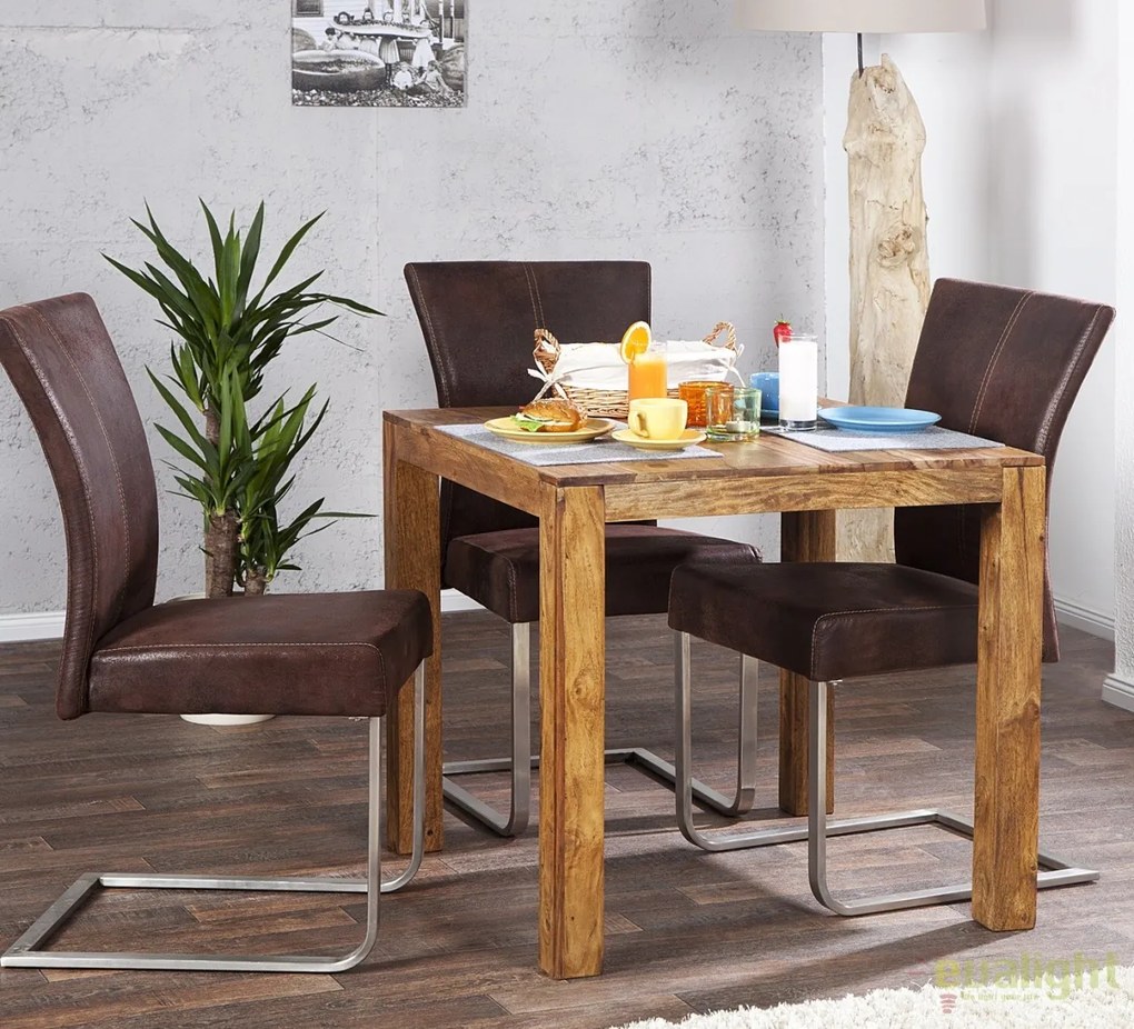 Masa bistro din lemn de trandafir, Lagos 70cm A-36746 VC