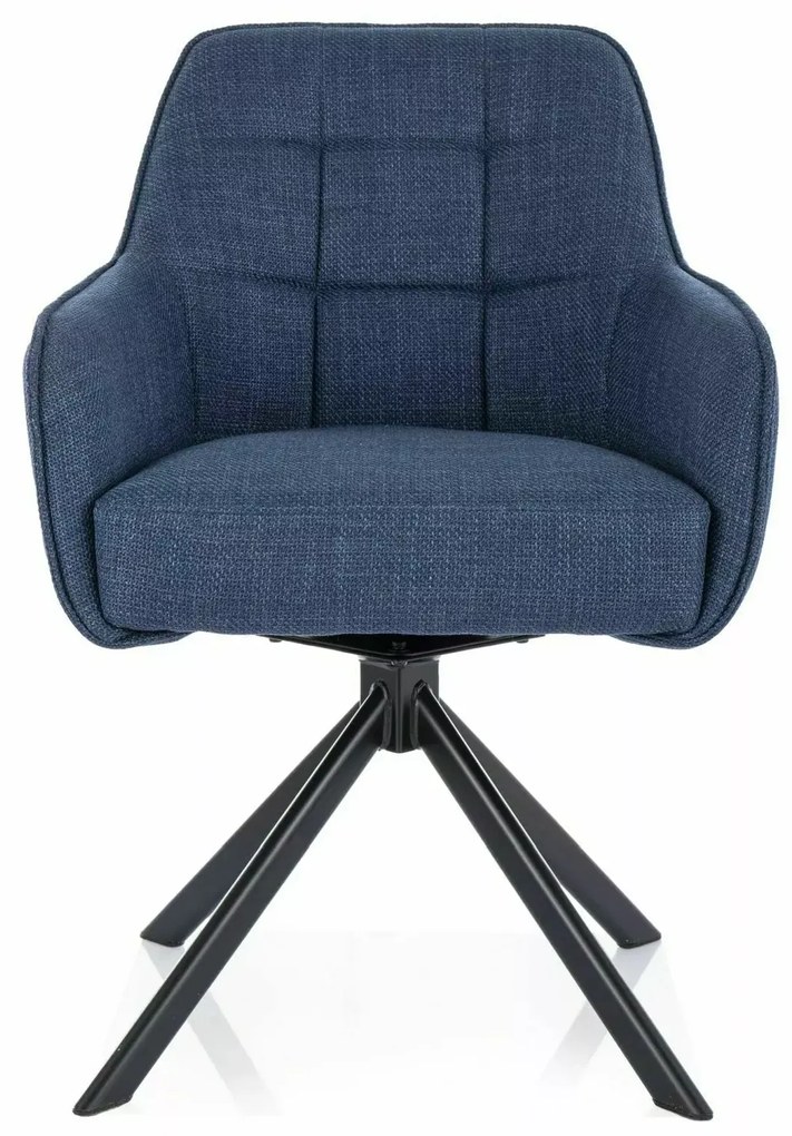 Scaun tapitat rotativ Metro Bjorn - Bleumarin