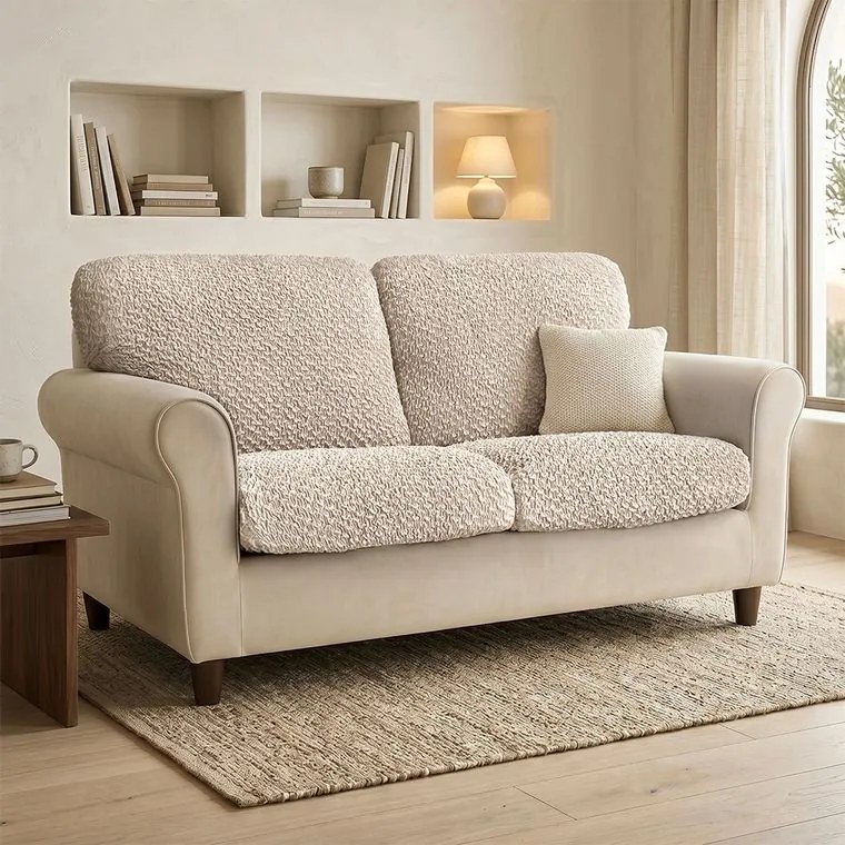 Gaico Huse bielastice MODULO bej otomană îngustă (65-95 cm x 135-190 cm)
