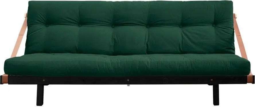 Canapea extensibilă Karup Design Jump Black/Forest Green