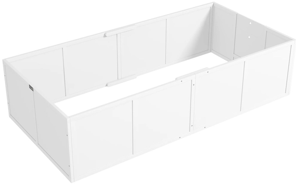 PawHut Cutie de naștere pentru câini pui, parc de naștere cu ușă cu înălțime reglabilă, pentru câini mari, 196 x 96 x 48 cm | Aosom Romania