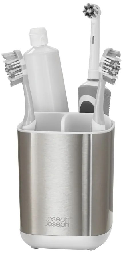 Suport din oțel inoxidabil pentru periuță de dinți Joseph Joseph EasyStore