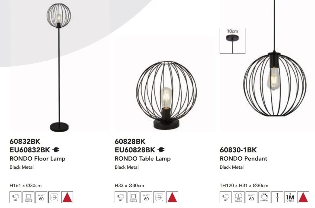 Pendul, Lustra suspendata Rondo