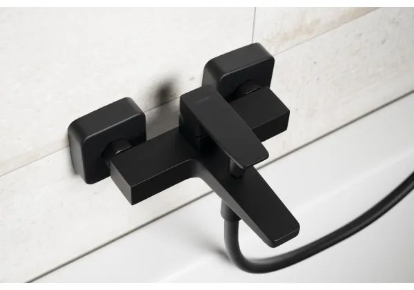 Baterie de cadă TURSI Sapho, negru mat