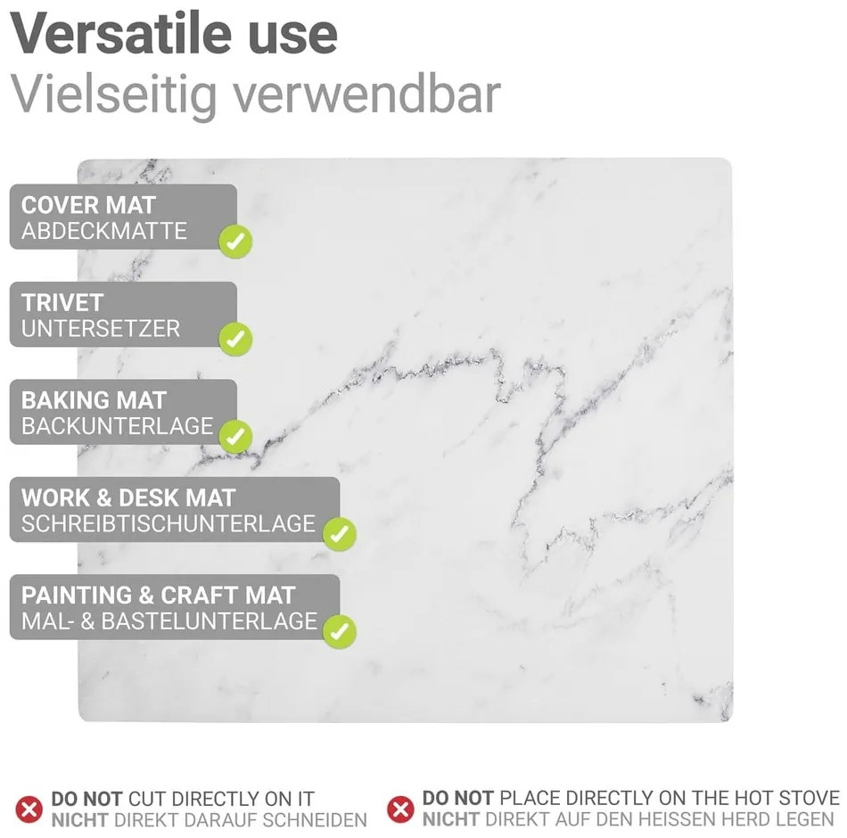 Protecție de aragaz din PVC 60x52 cm Marble – Wenko