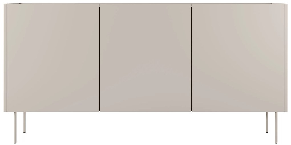 Comodă cu picioare metalice Desin 170 cm - cashmir / stejar nagano