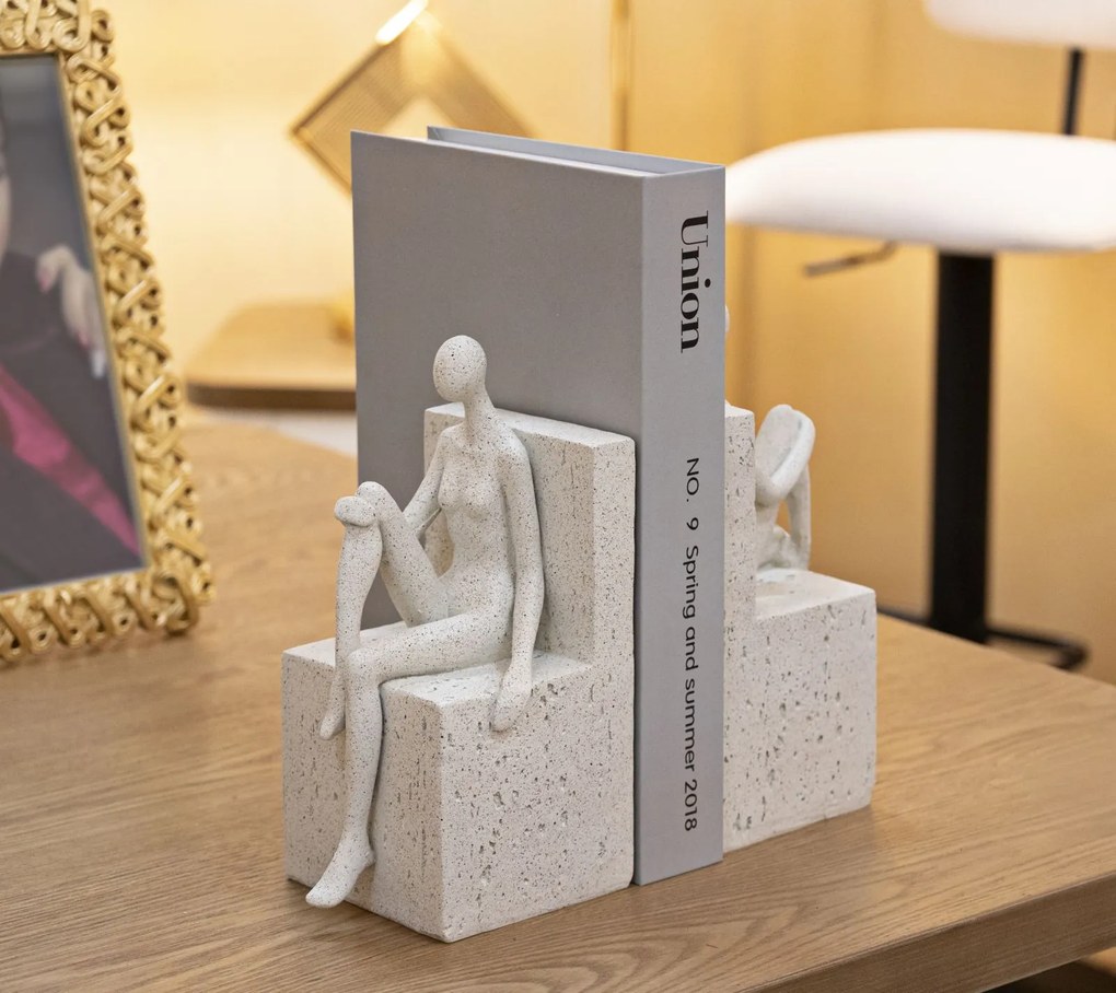 Mauro Ferretti Opritor Pentru Cărți Din Metal, Design Modern, 24X10X20,3 | Aosom Romania