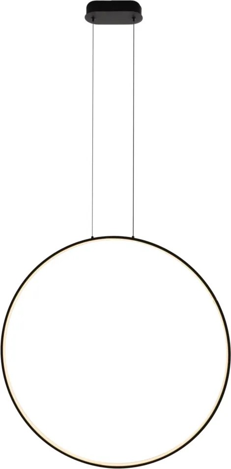 Lustra circulara LED IP44 diametru 80cm Visual negru