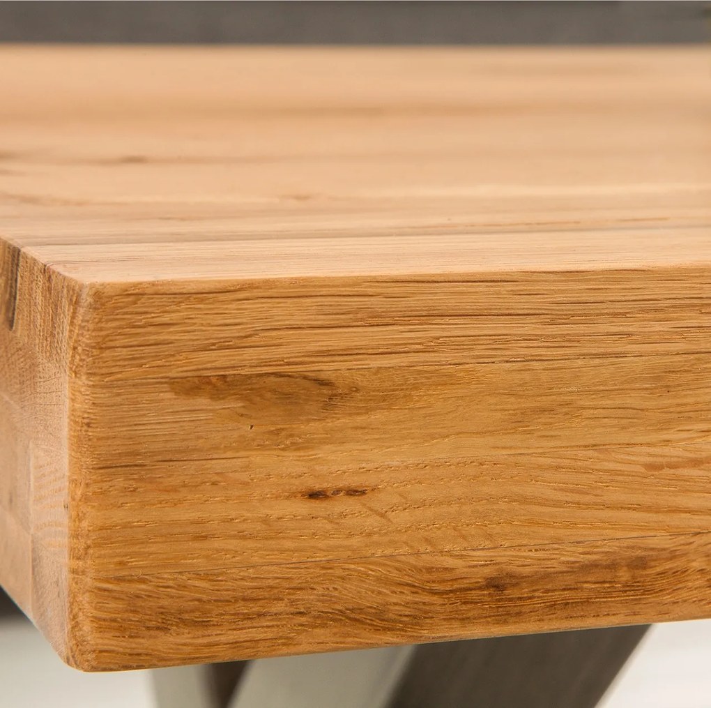 Masuta design industrial Thor 110cm, stejar salbatic A-38808 VC