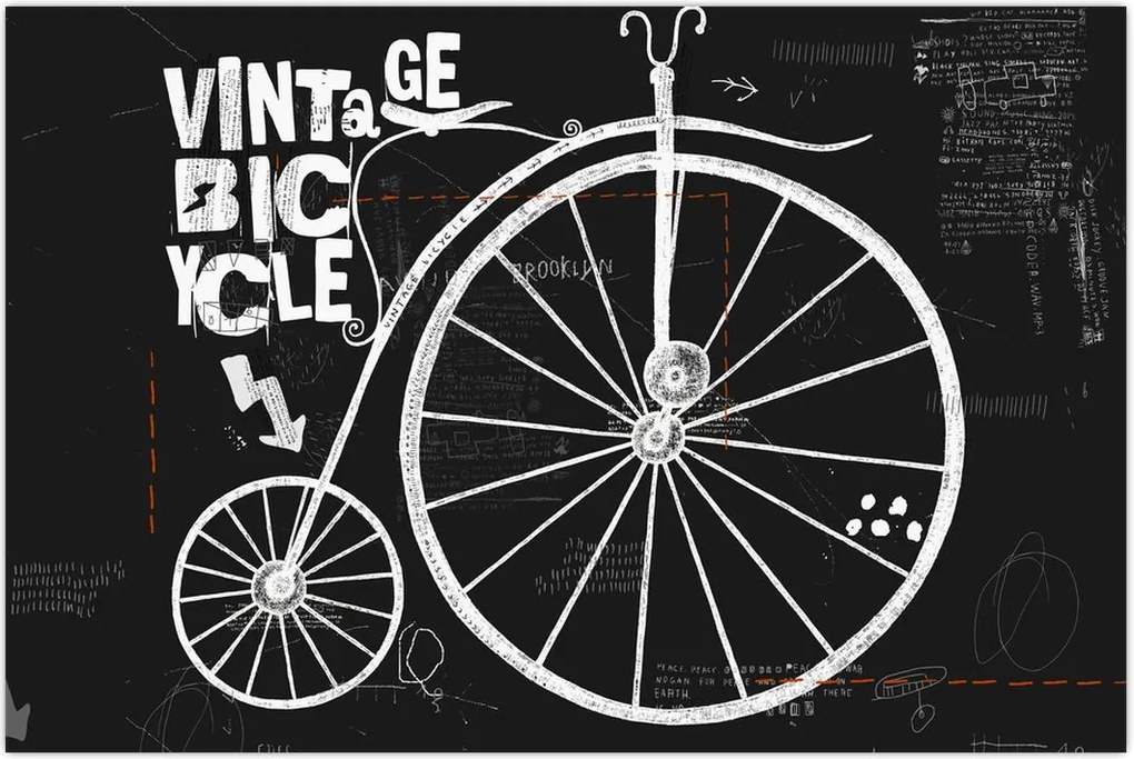 Tablou - Velociped (90x60 cm)