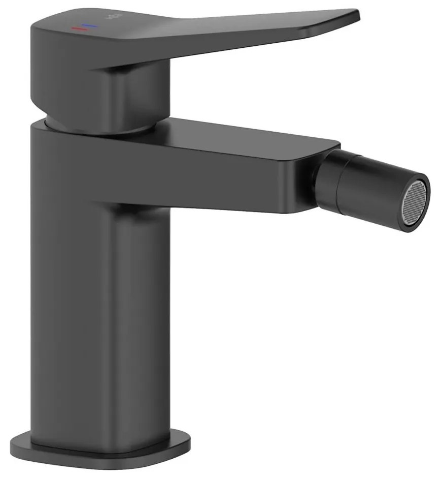 KFA Armatura 4527-015-81 - Baterie pentru bideu + ventil pop-up MALAGA, neagră