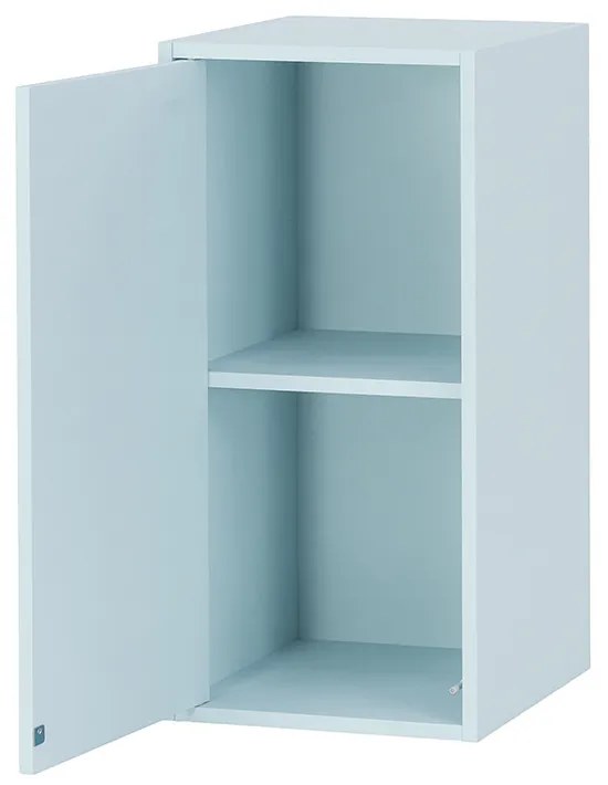 Boxie 1 ușă dulap de perete 80x40x37 cm albastru